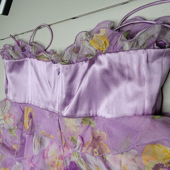 Valentino Collection Prêt-à-Porter SS07 Silk Tiered Mini Dress - Picture 14 of 17